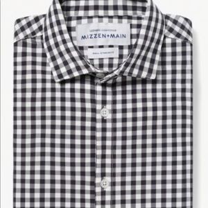 NWT Mizzen + Main Leeward Navy Montauk button down